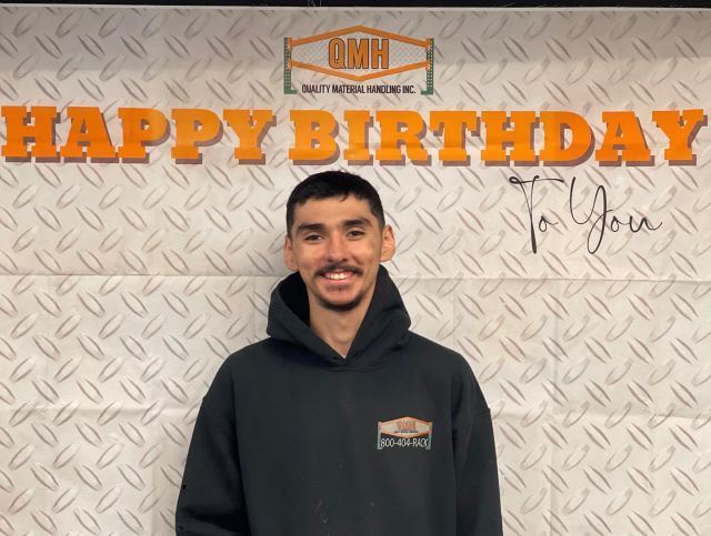 Another day, Another birthday! Miguel is one of our welders and has been a part of the QMH TEAM for about 3 months now. He is very reliable, humble and hard working. Such good teammate!!  Happy Birthday Miguel! 🎂  #wecelebrate